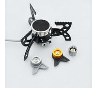 REDSUN FD6 Réchaud de Camping Set Adaptateur Cartouche de Gaz Baïonnette | Kit réchaud à gaz anti-vent avec adaptateur inclus pour une compatibilité totale avec cartouche de gaz butane et propane.