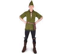 REDSUN - KARNIVAL COSTUMES Déguisement Homme des Bois Effet Daim Homme - Vert - L