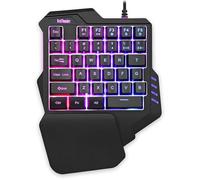RedThunder RGB Backlit 35 Keys Mini Portable Gaming Keyboard - Ergonomic Game Controller for PUBG LOL WOW DOTA2 - FILM ALIMENTAIRE