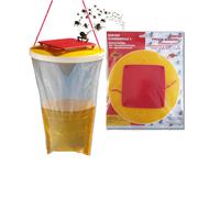 REDTOP Piège à mouches taille L, 3 litres piège à mouches biologique, attractif inclus