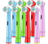 REDTRON brosse à dents pour enfants pour Oral B, têtes de brosse à dents pour enfants à poils souples, têtes de brosse de remplacement pour enfants pour dents et gencives sensibles (Paquet de 8)