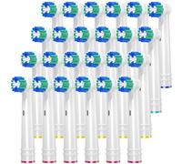 REDTRON Têtes de Brosse de Rechange pour Oral B, Têtes de Brosse Classic Precision Clean Compatibles avec Les Séries Professional Care, Vitality Pro, Smart, Genius et Plus ( 24 Pièces)