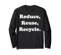 Reduce Reuse Recycle Environmental Awareness Manche Longue