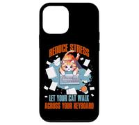 Reduce stress. Let your cat walk across your keyboard Coque pour iPhone 12 mini