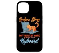 Reduce stress. Let your cat walk across your keyboard Coque pour iPhone 13