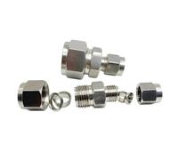 Réducteur 2-25mm Tube OD Compression UnionCoupler Connecteur Raccord Tuyau