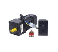 Réducteur à engrenages, 220 120W 5RK120RGU-CF engrenage de moteur à courant alternatif réversible 1:3-1:500 vitesse Variable réducteur motoréducteur + interrupteur CW/CCW(0-12.5rpm)