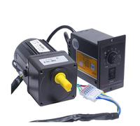 Réducteur à engrenages, 220 25W engrenage de moteur à courant alternatif réversible 1:3-1:300 415-4.2 tr/min vitesse Variable réducteur motoréducteur + interrupteur CW/CCW(0-4.2rpm)