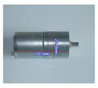 Réducteur à engrenages 8 niveaux 25GA, démarreur électronique vitesse lente, engrenage entièrement métallique 370 25 mm, couple élevé, modèle de robot DIY