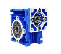 Réducteur à vis sans fin à couple élevé, Réducteur à vis sans fin NMRV075 for servomoteur pas à pas Nema 42/52, rapport de sortie 28 mm 7,5-100:1(Flange 130x130,Ratio 80-1)