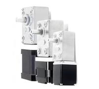 Réducteur à vis sans fin CC avec moteur Nema11, Nema14 et Nema17, réducteur de vitesse à vis sans fin, moteur pas à pas à engrenage autobloquant, 1 pièce(Ratio 37.3)