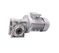 Réducteur à vis sans fin en aluminium monophasé, moteur 0.55 0.75 1.1 1.5 KW, rapport NMRV063(Ratio 25,0.55KW 80B5)