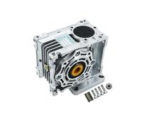 Réducteur à vis sans fin NMRV030 - Couple élevé - Entrée : 11 mm - Sortie : 14 mm - Rapport d'engrenage 5:1 à 80:1 - 2,6-24 Nm - Pour moteur Nema23 (40 à 1,63B5)