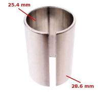 Réducteur Adaptateur De Guidon Cintre Vélo Vtt Vintage 25.4 À 28.6mm Entretoise Fendue Longueur 40mm Multicolore