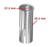 Réducteur adaptateur - VTT - 27.2 à 29.2mm - Aluminium - Longueur 80mm - Mixte