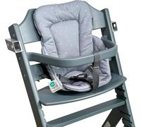 Reducteur Chaise Haute Pour Safety 1st / Bebeconfort Timba - Coussin Assise Bebe Avec Revêtement Facile À Essuyer, Oeko-Tex Standard 100, Lavable En Machine - Gris