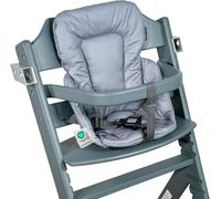 Reducteur Chaise Haute Pour Safety 1st / Bebeconfort Timba - Coussin Assise Bebe Avec Revêtement Facile À Essuyer, Oeko-Tex Standard 100, Lavable En Machine - Gris