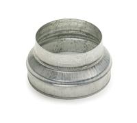 Réducteur conique concentrique Aldes gris 125/80mm 1 pièce