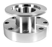 Réducteur d'adaptateur tubulaire en acier inoxydable - Adaptateur de bride sous vide ISO-KF NW-50 à CF35(CF63 KF25)
