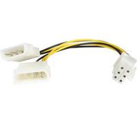 Réducteur d'alimentation 5,25" Molex-6 Pin pour cartes graphiques
