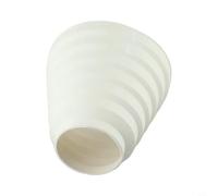 Réducteur de conduit ABS - Connecteur de tuyau de ventilateur rond blanc - Adaptateur de ventilation en ligne pour 80 mm, 100 mm, 110 mm, 120 mm, 130 mm, 140 mm, 150 mm