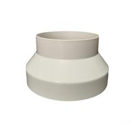 Réducteur de conduit d'air, adaptateur réducteur de tuyau de ventilation pour sèche-linge, salle de bain ou cuisine, hottes hydroponiques (200-150)