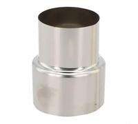 Réducteur de conduit de cheminée en acier inoxydable pour installation de tuyau de poêle et de brûleur à bois, adaptateur pour systèmes de chauffage et de ventilation (Ø 120 mm/Ø100 mm)