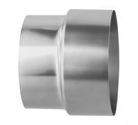 Réducteur de conduit de cheminée en acier inoxydable pour revêtement de cheminée ou conduit de cheminée compatible avec adaptateur de tuyau, raccord de tuyau de poêle à raccorder pour (Ø 110 mm/Ø 100