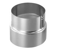 Réducteur de conduit d'échappement en acier inoxydable, 60-120mm, Joint réducteur de tuyau d'échappement, adaptateur de cheminée, accessoires de Ventilation de poêle(100mm 60mm)