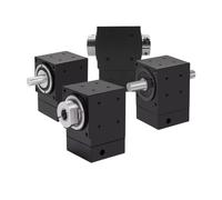 Réducteur de direction à angle droit avec collecteur précision 90° for moteur pas Nema 34 86 et servo 80 mm(Single Hole-19 In,2 to 1)