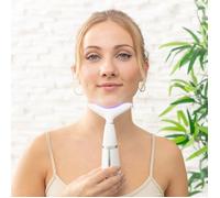 InnovaGoods® Réducteur de double menton avec photothérapie, thermothérapie et vibration Kinred, réduit efficacement et confortablement le double menton, Sans fil, Rechargeable