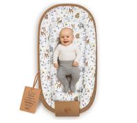 Totsy Baby Réducteur de Lit Bébé 65x120cm Cocon en Gaufre de Coton Polyvalent pour Couffin Nid d'ange et Naissance idéal pour garçons et Filles Cerf Brun