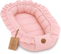 Réducteur De Lit Bébé 90x50cm En Coton, Cocon Polyvalent Pour Nid D'ange Couffin Et Naissance Pratique Et Léger Idéal Pour Le Transport Parfait Pour Filles Et Garçons Rose Sale