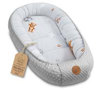 Totsy Baby Réducteur de Lit Bébé 90x50cm en Minky Polyvalent pour Nid d'ange Couffin et Naissance Chaud et Doux et Accessoires pour nid Douillet Winter Cocon Peluche