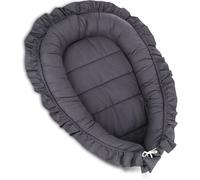 Réducteur de Lit bébé avec volants bébé Cocon Baby Nest nourrissons coussin 100% coton pour lit pour nouveau-né Nid de bébé