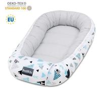 Réducteur de Lit Bébé Cale Bébé pour Lit Cocon Bébé - 100% Coton 90 x 60cm - Nid de Bébé Baby Nest - Trésor