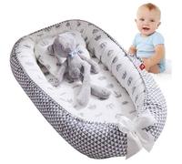 Reducteur de lit bebe Cocon, réducteur Lit bébé, Baby Nest cocoon pour nouveau-né nourrisson coussin pour bébé couffin de voyage