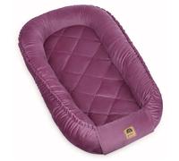Reducteur de Lit Bébé cocons PIMKO Nid de Bébés Nouveau-né avec velour Baby Nest - Royal Rosa