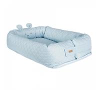 Roba Babylounge roba Style – Motif tête d'ourson, réducteur change/berceau voyage – Bleu clair