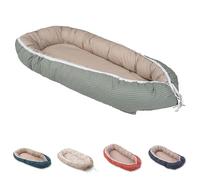 Reducteur de lit bébé ULLENBOOM Magie des feuilles (55 x 95 cm) Cocon bébé, Nid de bébé, nid en coton, utilisable comme coussin pour bébé e cale bebe