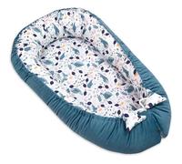 Réducteur de Lit PIMKO 2 côtés bébé VELVET Cocon Baby Nest nourrissons coussin pour lit pour nouveau-né Nid de bébé - SPRUCE
