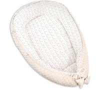 Réducteur de Lit PIMKO Minky bébé Cocon - Marque PIMKO - Dimensions 90x55cm - Beige Minky - Doux et confortable