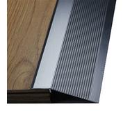 Réducteur de Porte du Sol en Bois au carrelage, Bande de Transition de seuil en Aluminium étanche, Bande de Bord de Rampe intérieure et extérieure, Largeur 10 cm (Taille : 1,2 m/47
