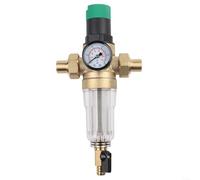 Réducteur de pression d'eau domestique avec filtre réutilisable et échelle de réglage de la pression réglable DN15 DN20 DN25 (DN15)