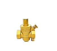 Réducteur de pression d'eau, Régulateur de pression d'eau en laiton avec manomètre réglable, plusieurs tailles(Valve Without Gauge,2")