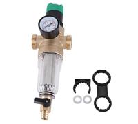 Réducteur de pression d'eau Regulseur de pression d'eau en laiton avec jauge 40 microns filtre Pression de réduction de pression pour les appareils d'eau G1 / 2 Connecteur G1 / 2
