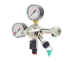 Reducteur de pression, régulateur de pression, détendeur - CO2, pour AFG 7bar, 1 ligne John Guest 8 mm