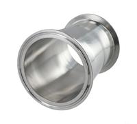 Réducteur de raccord de tuyau sanitaire concentrique de 7,6 cm à 8,9 cm avec virole à trois pinces, connecteur à dégagement rapide en acier inoxydable 304 pour eau, huile, boisson, traitement du lait