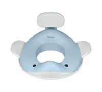 Réducteur de toilette baleine bleu clair