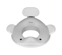 Réducteur de toilette baleine gris clair